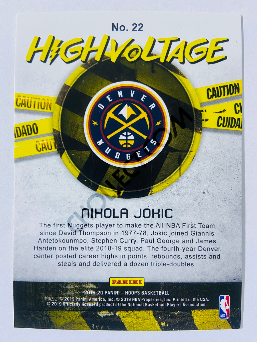 Nikola Jokic - Denver Nuggets 2019-20 Panini Hoops High Voltage #22