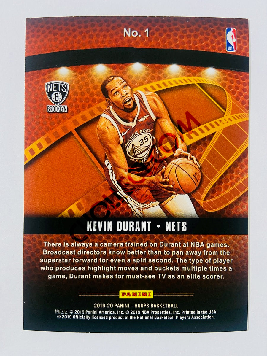 Kevin Durant – Brooklyn Nets 2019-20 Panini Hoops Lights Camera Action #1