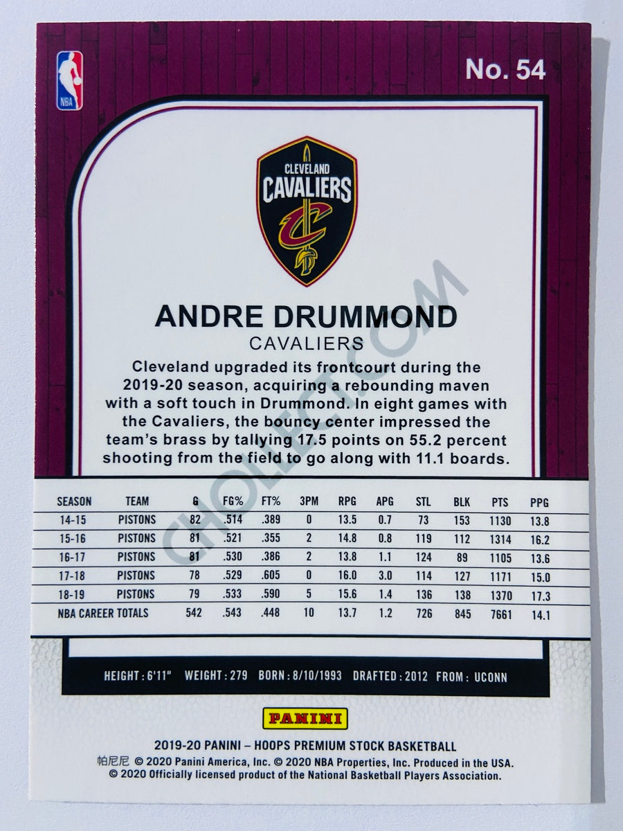 Andre Drummond - Cleveland Cavaliers 2019-20 Panini Hoops Premium Stock #54