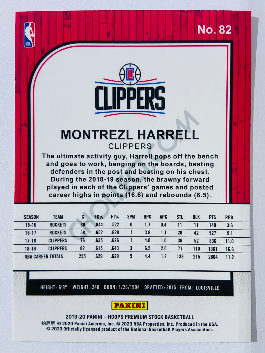 Montrezl Harrell - Los Angeles Clippers 2019-20 Panini Hoops Premium Stock #82