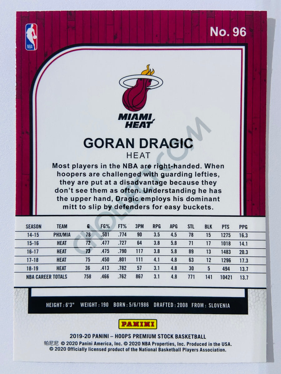 Goran Dragic - Miami Heat 2019-20 Panini Hoops Premium Stock #96
