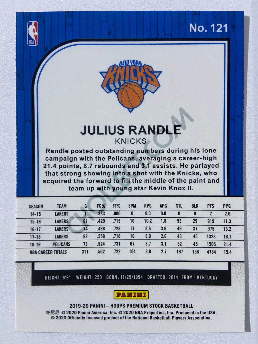 Julius Randle - New York Knicks 2019-20 Panini Hoops Premium Stock #121