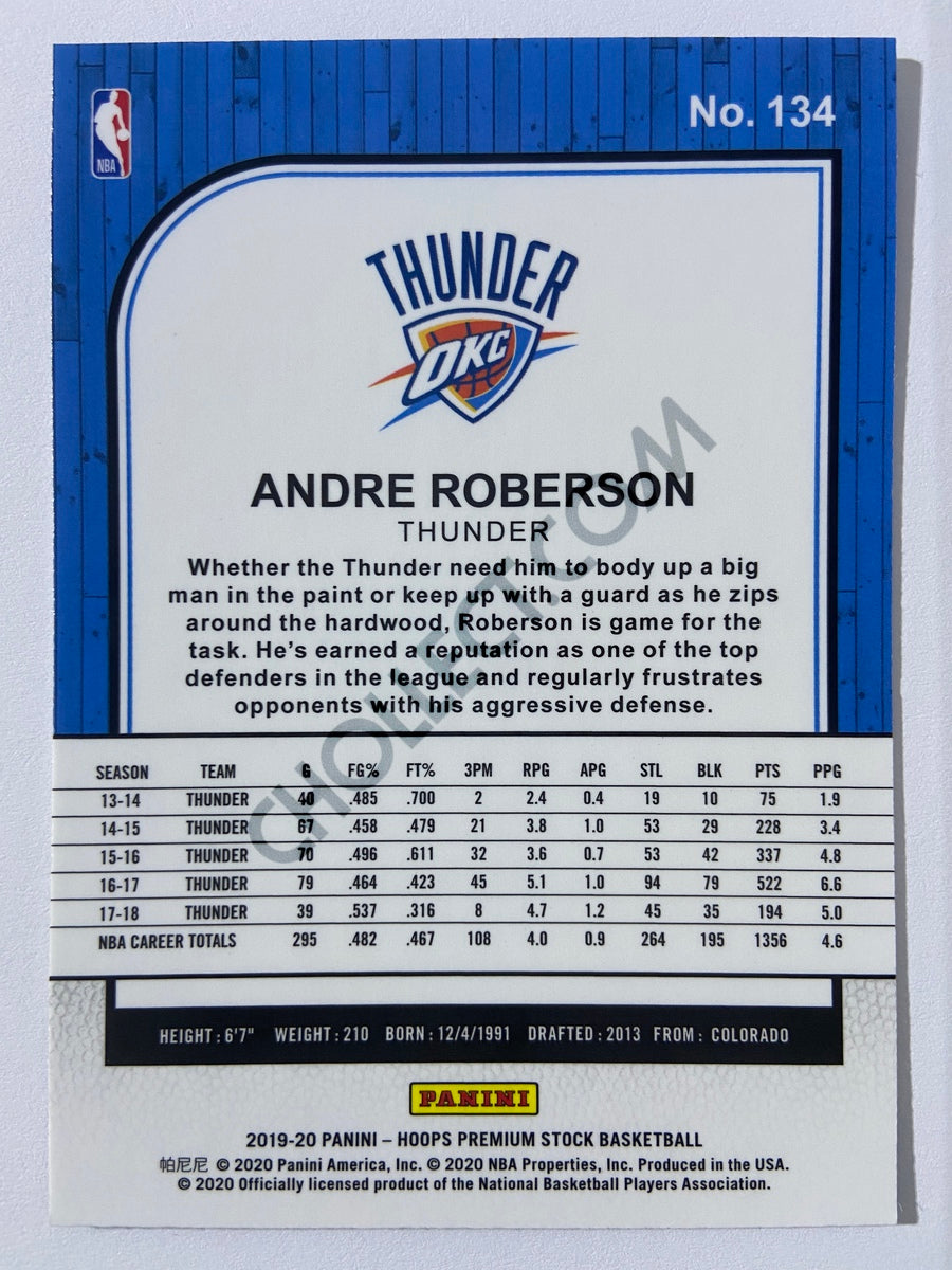 Andre Roberson - Oklahoma City Thunder 2019-20 Panini Hoops Premium Stock #134