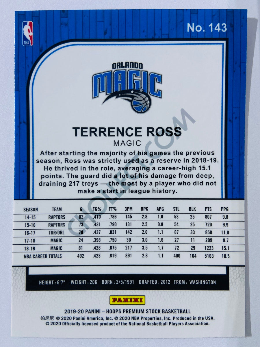 Terrence Ross - Orlando Magic 2019-20 Panini Hoops Premium Stock #143