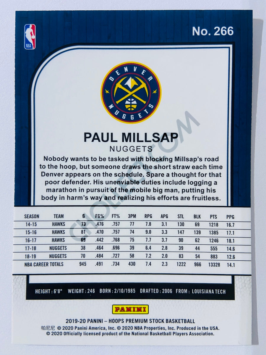 Paul Millsap - Denver Nuggets 2019-20 Panini Hoops Premium Stock #266