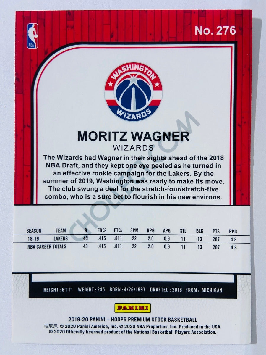 Moritz Wagner - Washington Wizards 2019-20 Panini Hoops Premium Stock #276