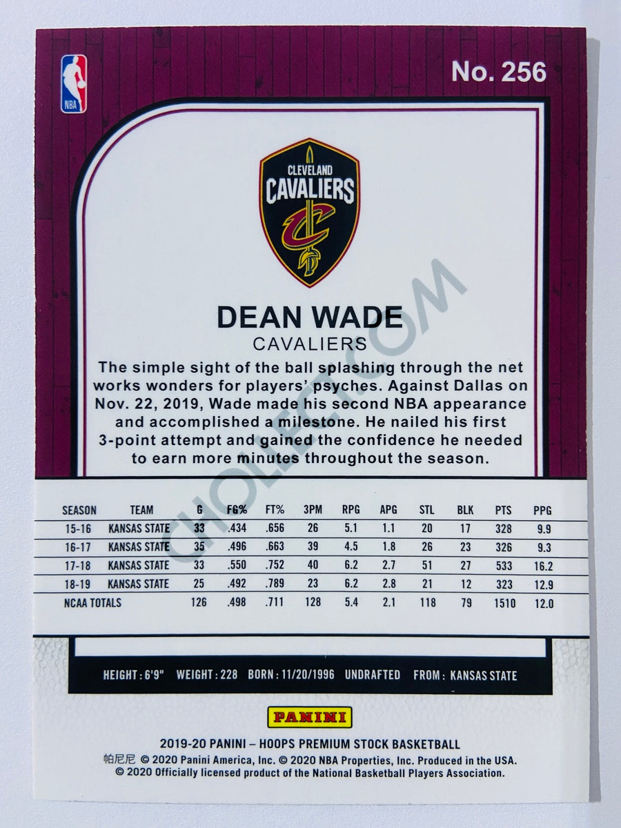 Dean Wade - Cleveland Cavaliers 2019-20 Panini Hoops Premium Stock RC Rookie #256