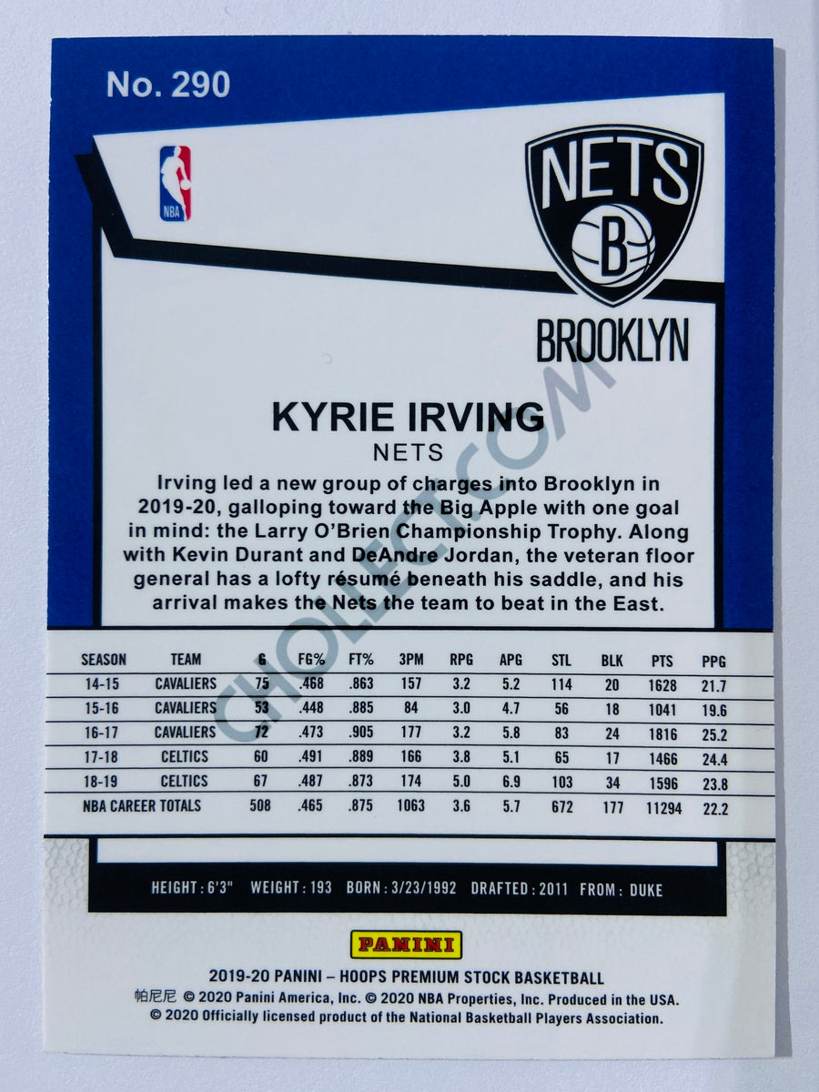 Kyrie Irving - Brooklyn Nets 2019-20 Panini Hoops Premium Stock Tribute #290