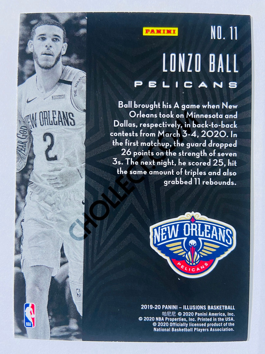 Lonzo Ball - New Orleans Pelicans 2019-20 Panini Illusions #11