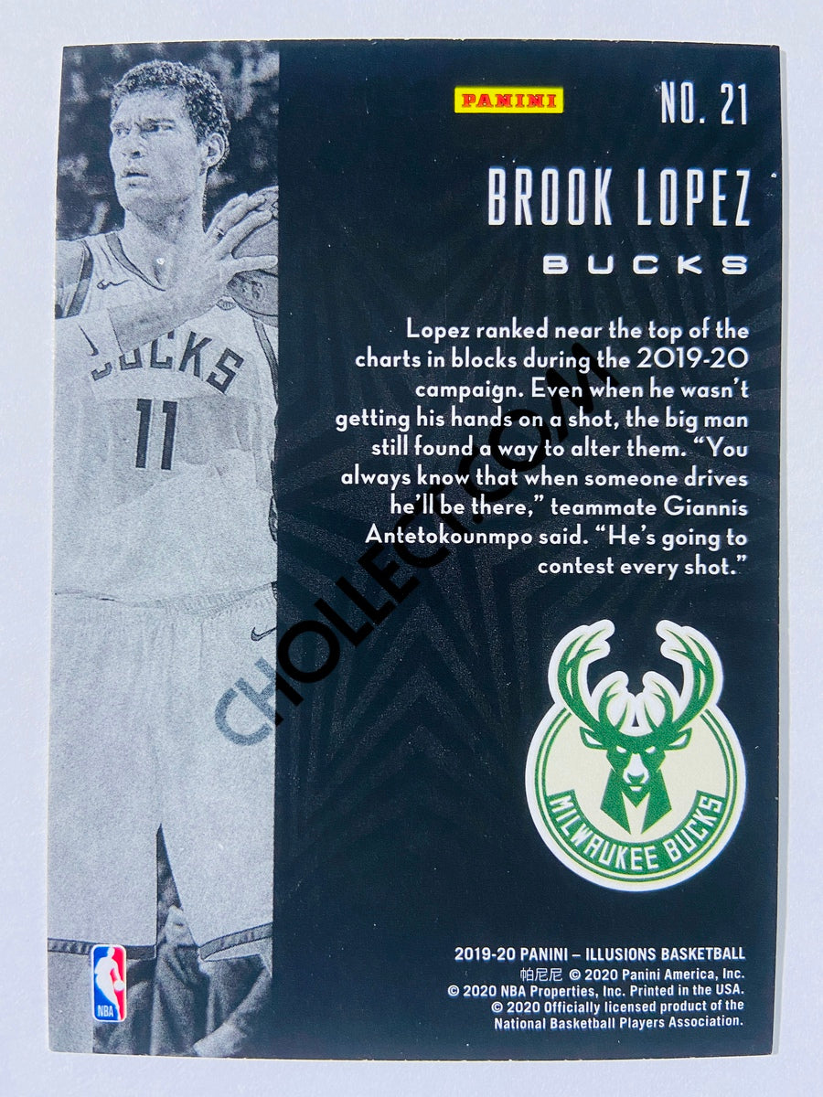 Brook Lopez - Milwaukee Bucks 2019-20 Panini Illusions #21