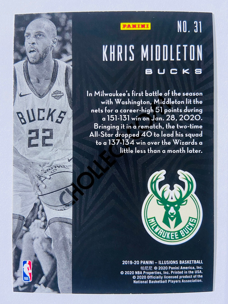 Khris Middleton - Milwaukee Bucks 2019-20 Panini Illusions #31