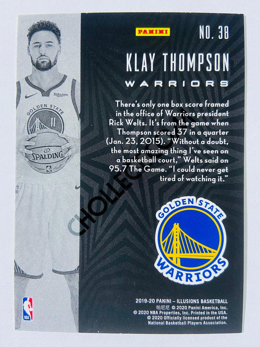 Klay Thompson - Golden State Warriors 2019-20 Panini Illusions #38