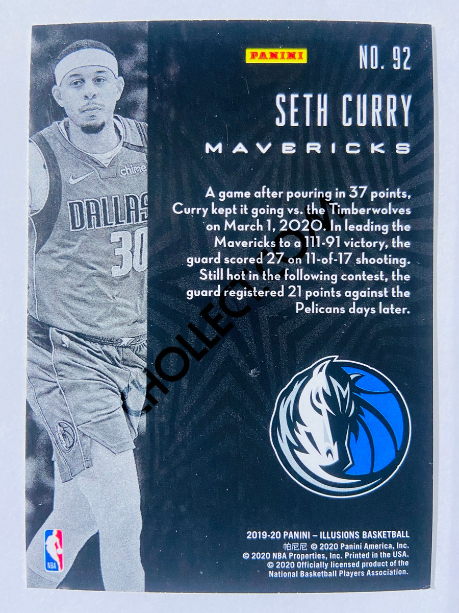 Seth Curry - Dallas Mavericks 2019-20 Panini Illusions #92