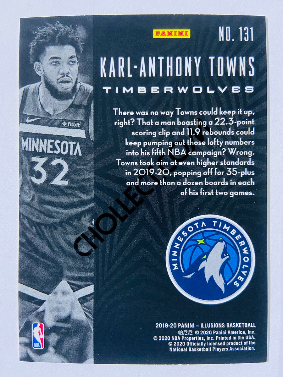 Karl-Anthony Towns - Minnesota Timberwolves 2019-20 Panini Illusions #131