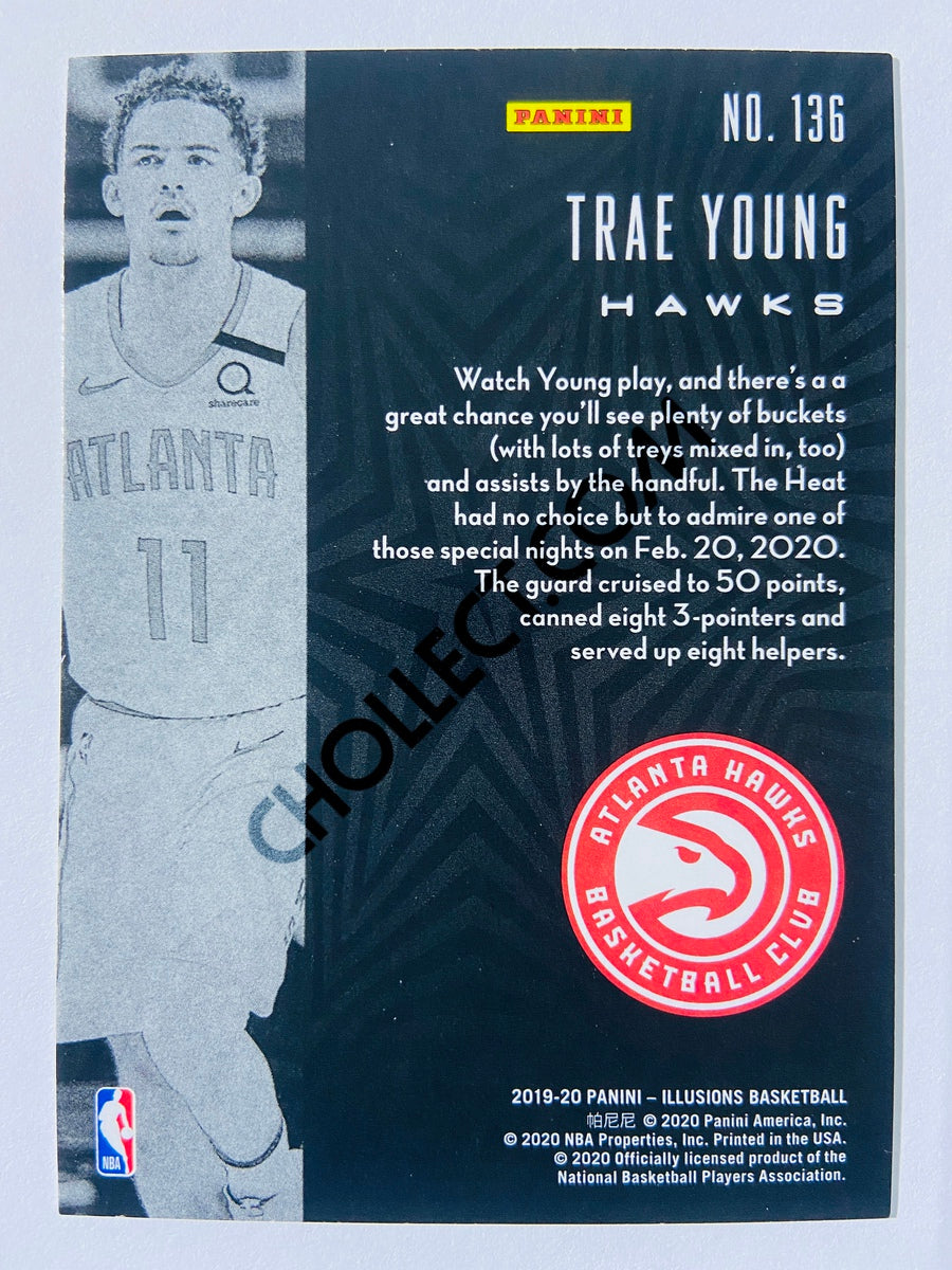 Trae Young - Atlanta Hawks 2019-20 Panini Illusions #136