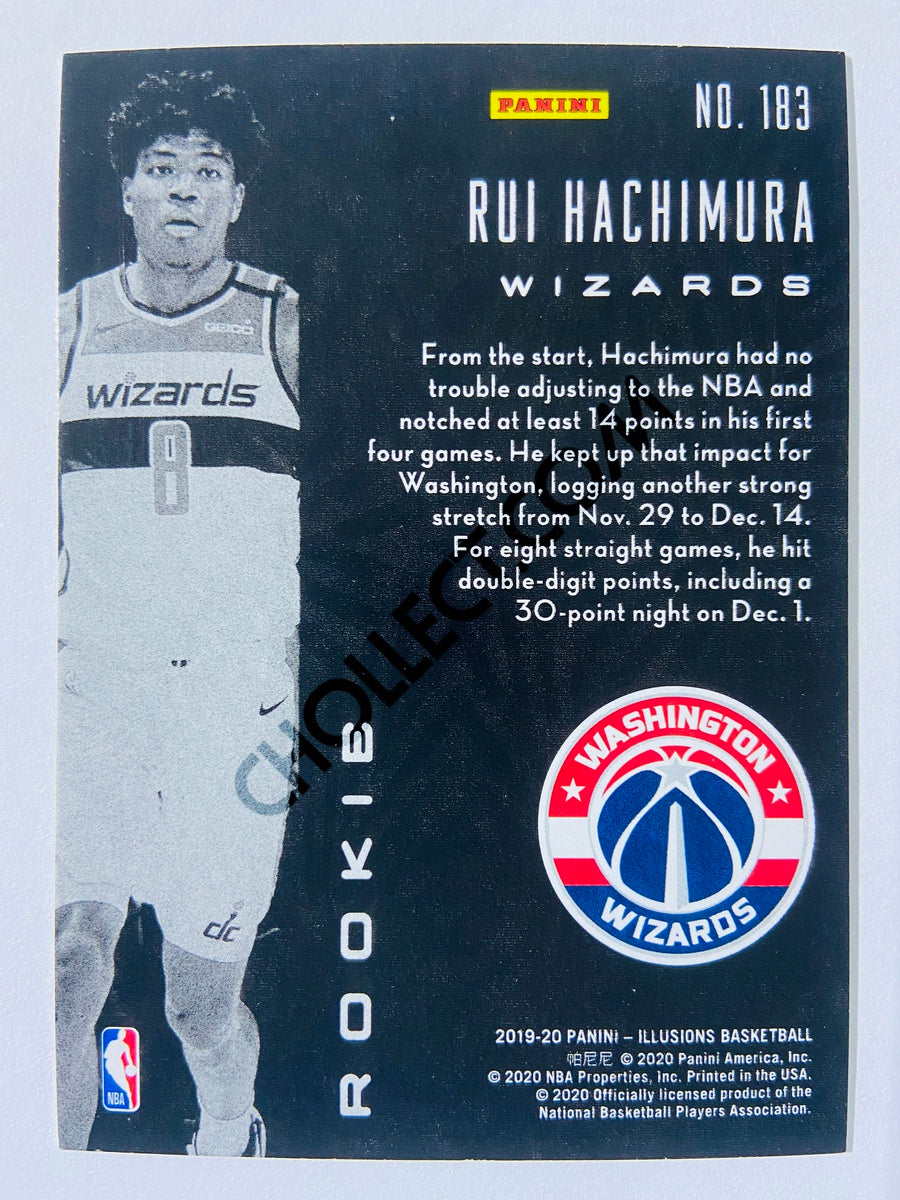 Rui Hachimura - Washington Wizards 2019-20 Panini Illusions Rookie #183