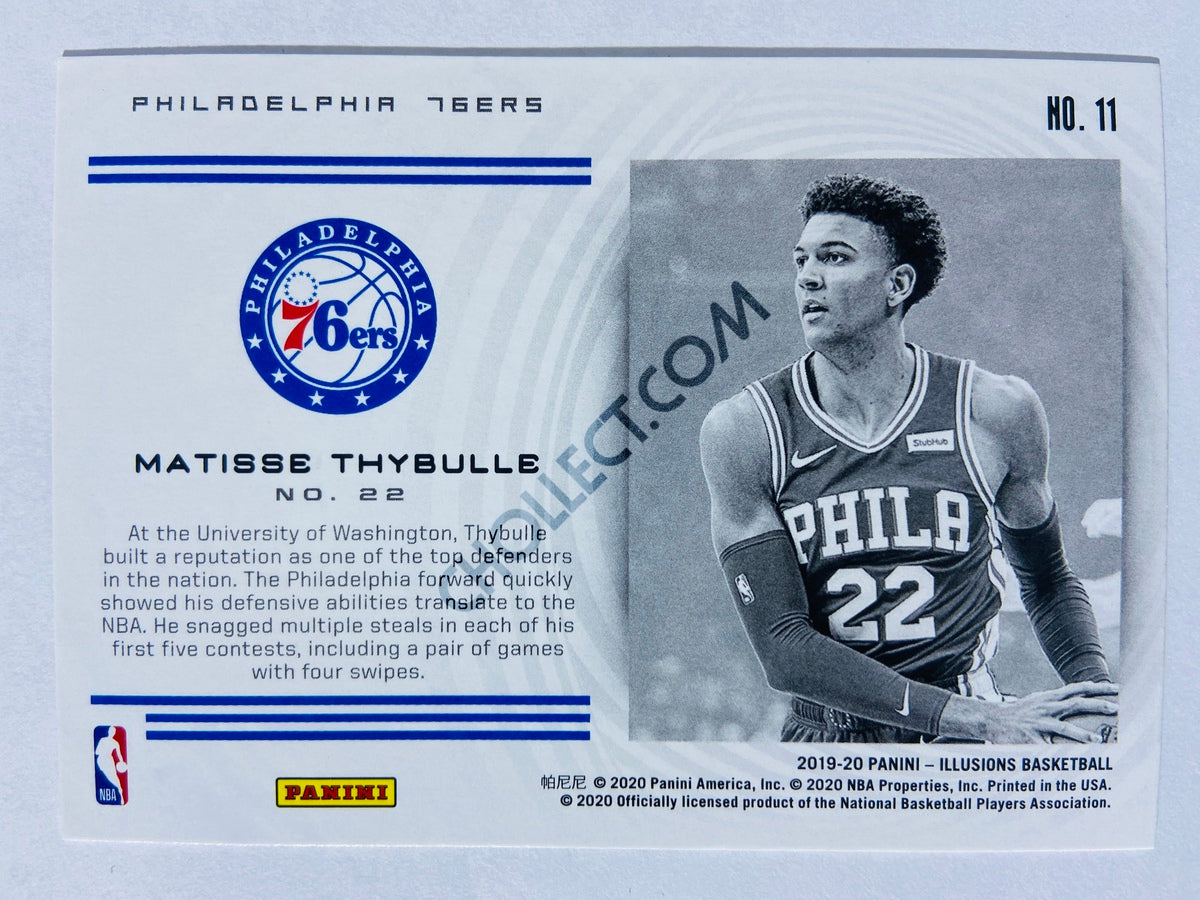 Matisse Thybulle - Philadelphia 76ers 2019-20 Panini Illusions Instant Impact RC Rookie #11