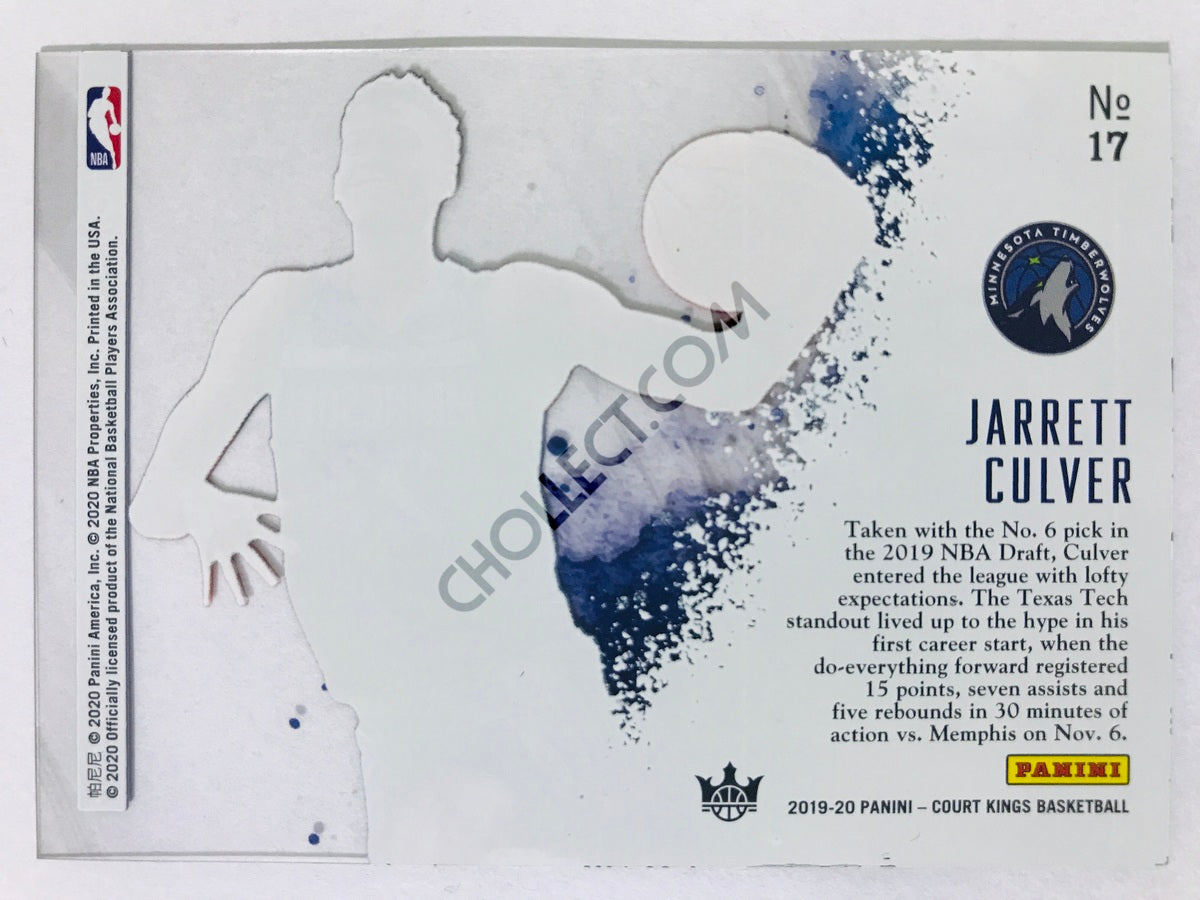 Jarrett Culver - Minnesota Timberwolves 2019-20 Panini Court Kings Rookie Acetate #17