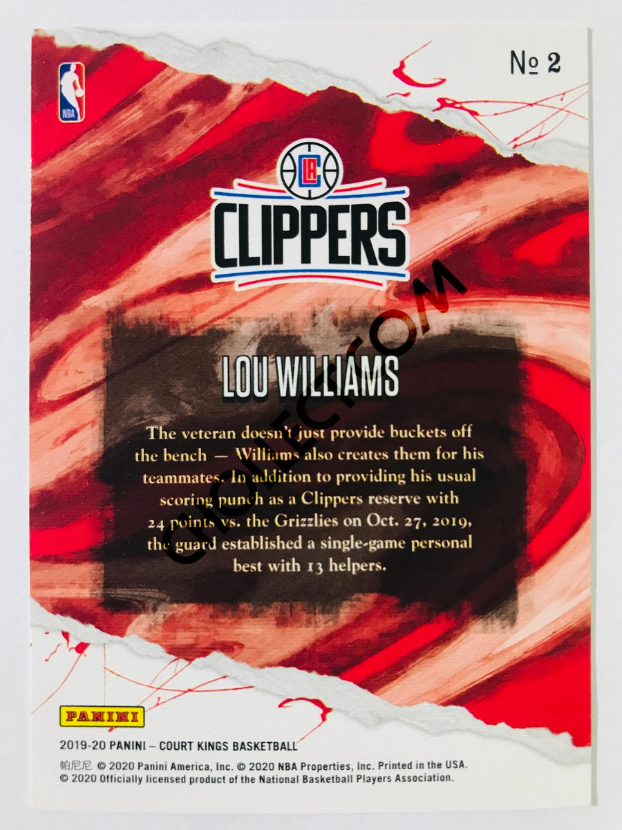 Lou Williams - Los Angeles Clippers 2019-20 Panini Court Kings #2