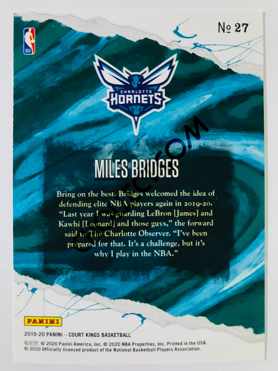 Miles Bridges - Charlotte Hornets 2019-20 Panini Court Kings #27