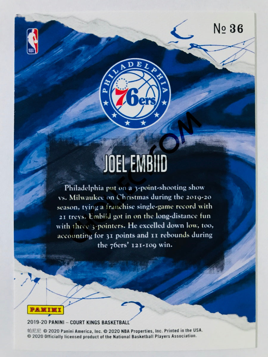 Joel Embiid - Philadelphia 76ers 2019-20 Panini Court Kings #36