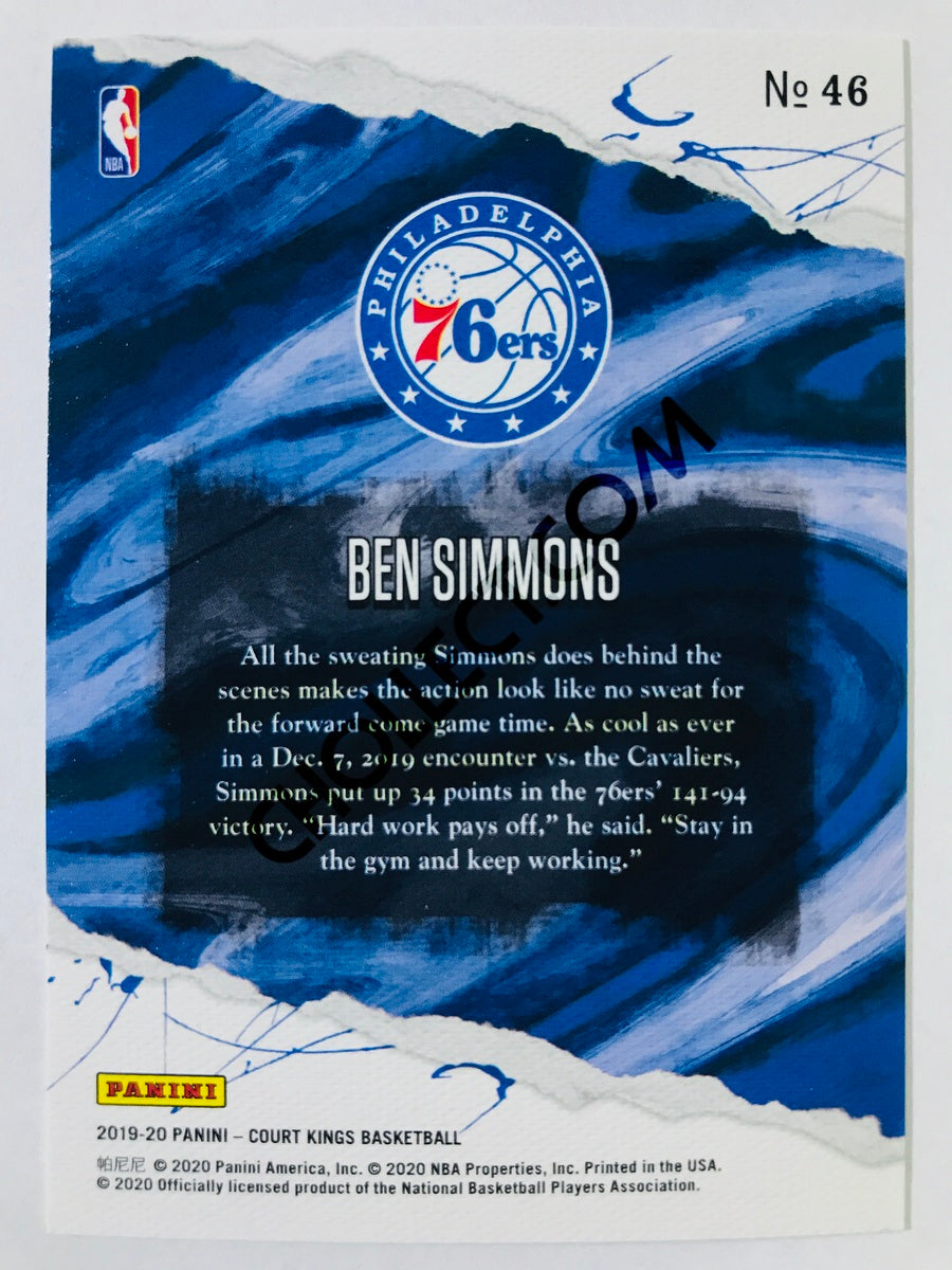 Ben Simmons - Philadelphia 76ers 2019-20 Panini Court Kings #46