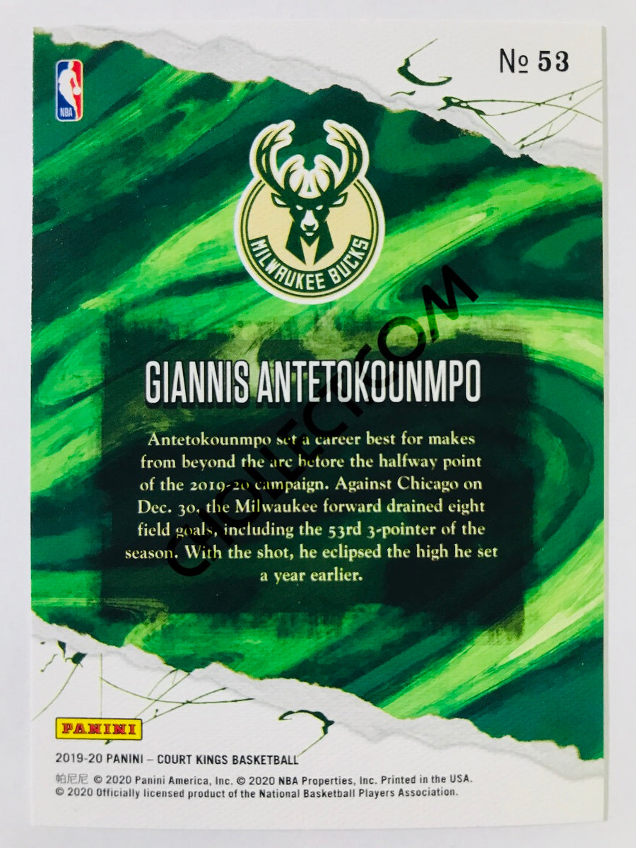Giannis Antetokounmpo - Milwaukee Bucks 2019-20 Panini Court Kings #53