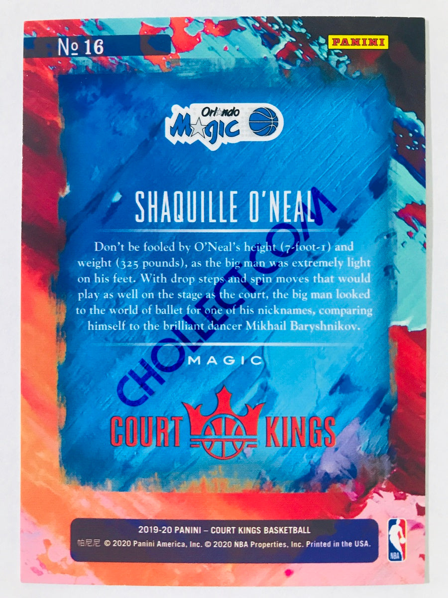 Shaquille O'Neal - Orlando Magic 2019-20 Panini Court Kings Academy of Fine Arts Insert #16