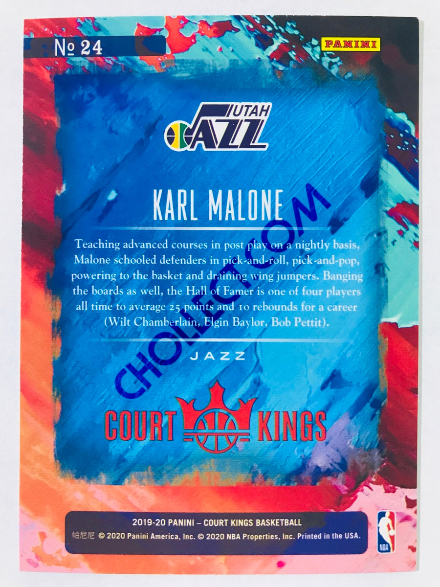 Karl Malone - Utah Jazz 2019-20 Panini Court Kings Academy of Fine Arts Insert #24