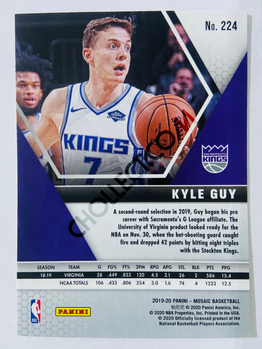 Kyle Guy - Sacramento Kings 2019-20 Panini Mosaic RC Rookie #224