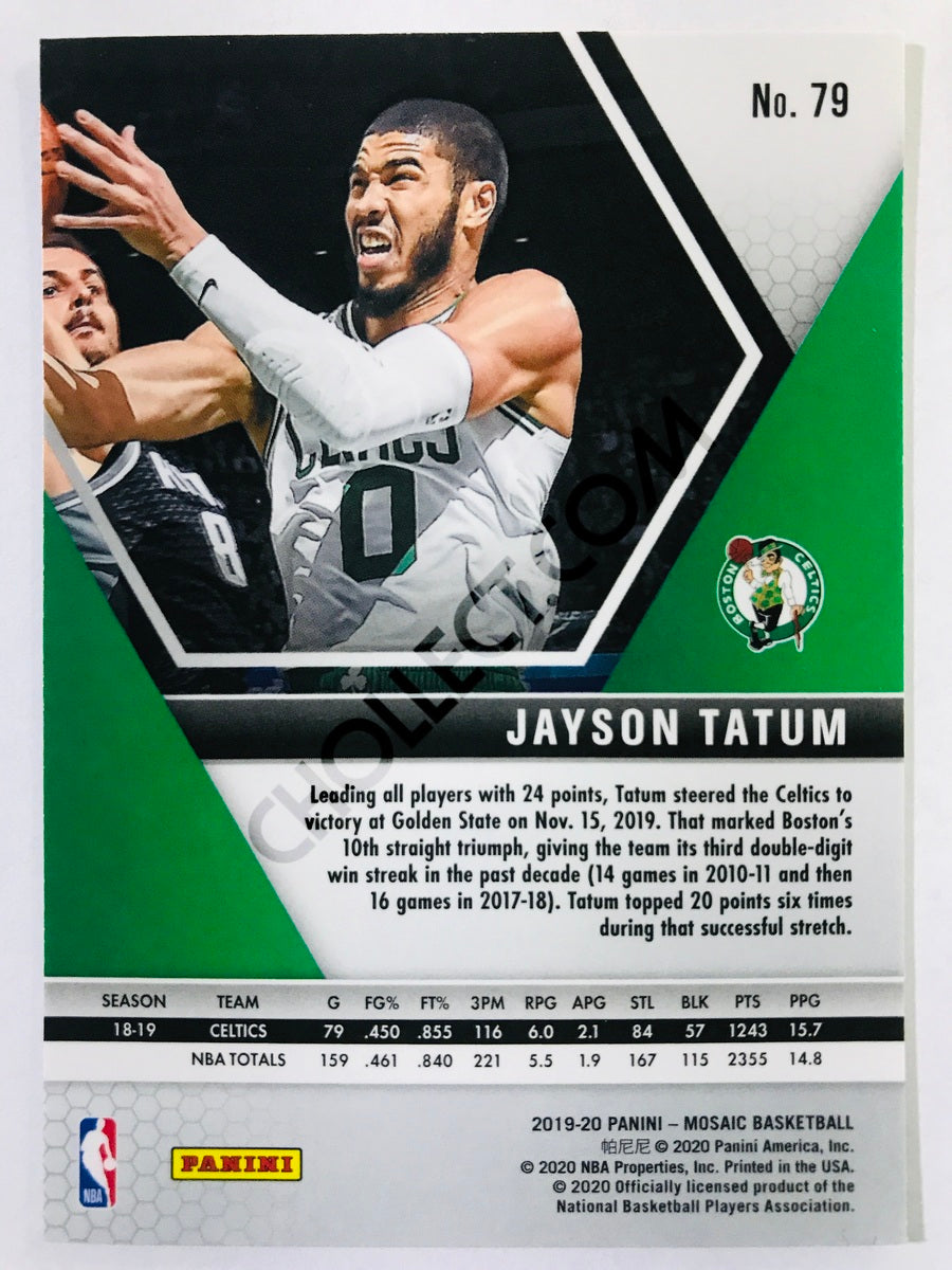 Jayson Tatum - Boston Celtics 2019-20 Panini Mosaic #79