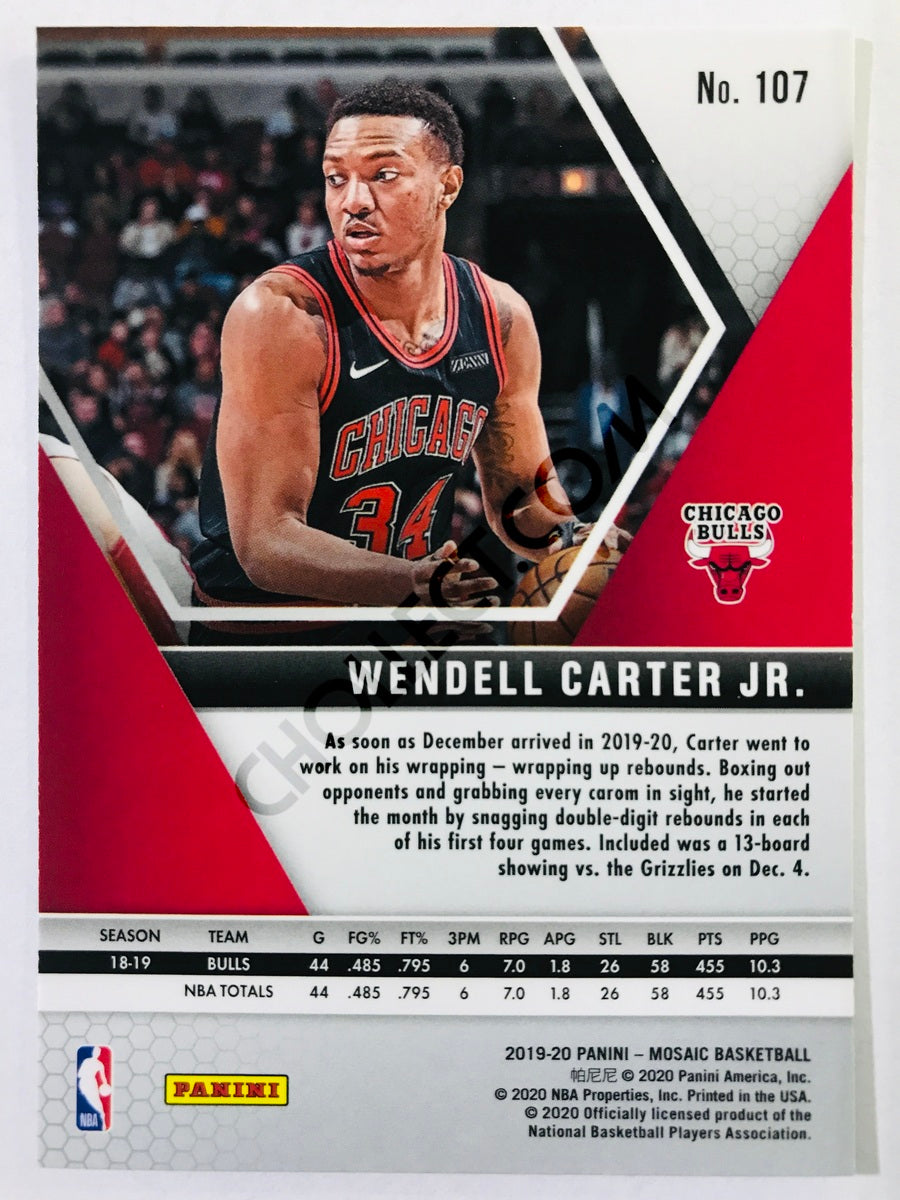 Wendell Carter Jr. - Chicago Bulls 2019-20 Panini Mosaic #107