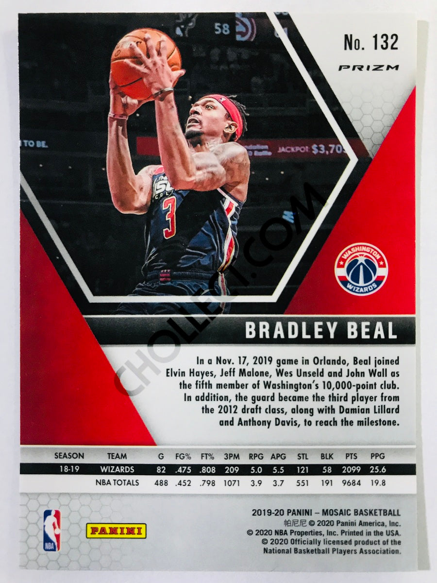 Bradley Beal - Washington Wizards 2019-20 Panini Mosaic Pink Camo Parallel #132