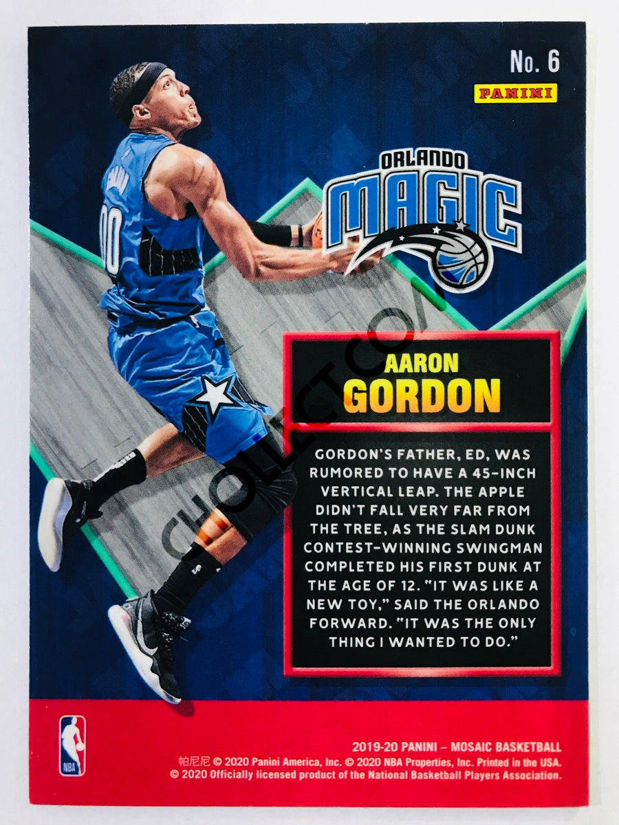 Aaron Gordon - Orlando Magic 2019-20 Panini Mosaic Jam Masters Insert #6