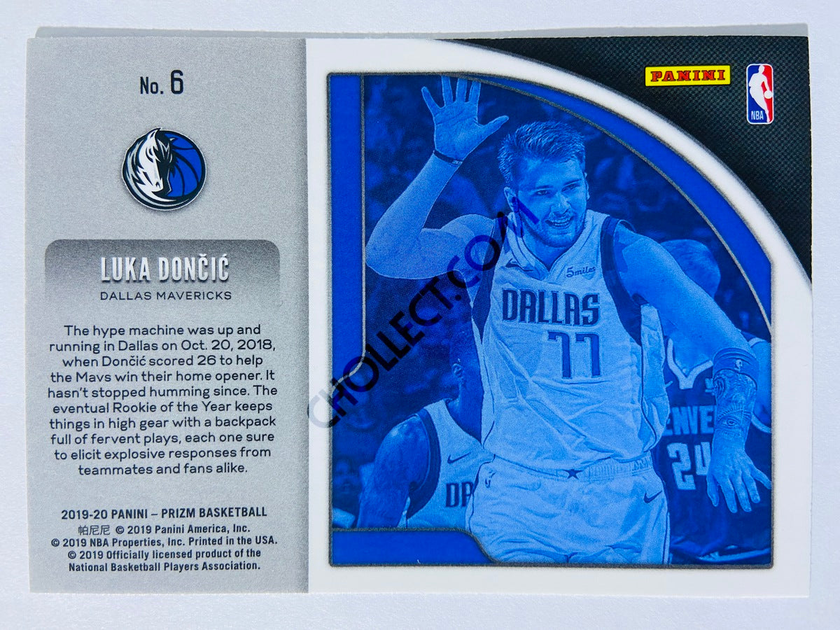 Luka Doncic - Dallas Mavericks 2019-20 Panini Prizm Get Hyped! Insert #6
