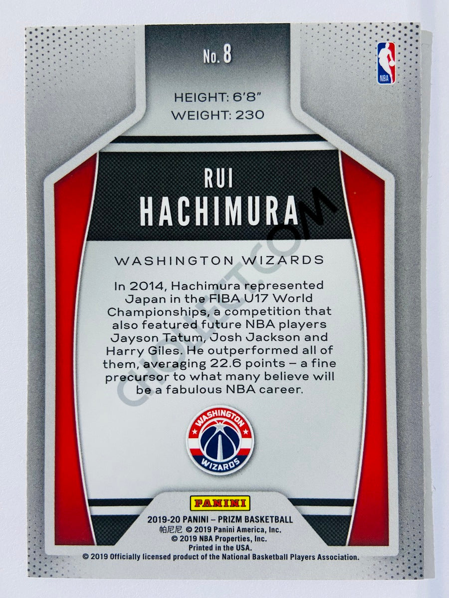 Rui Hachimura - Washington Wizards 2019-20 Panini Prizm Instant Impact Rookie #8