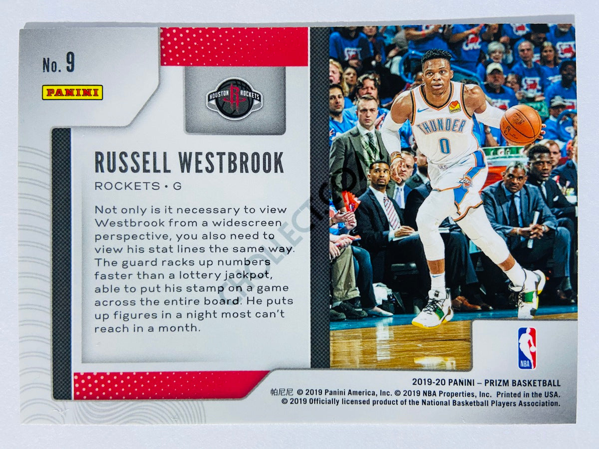 Russell Westbrook - Houston Rockets 2019-20 Panini Prizm Widescreen #7