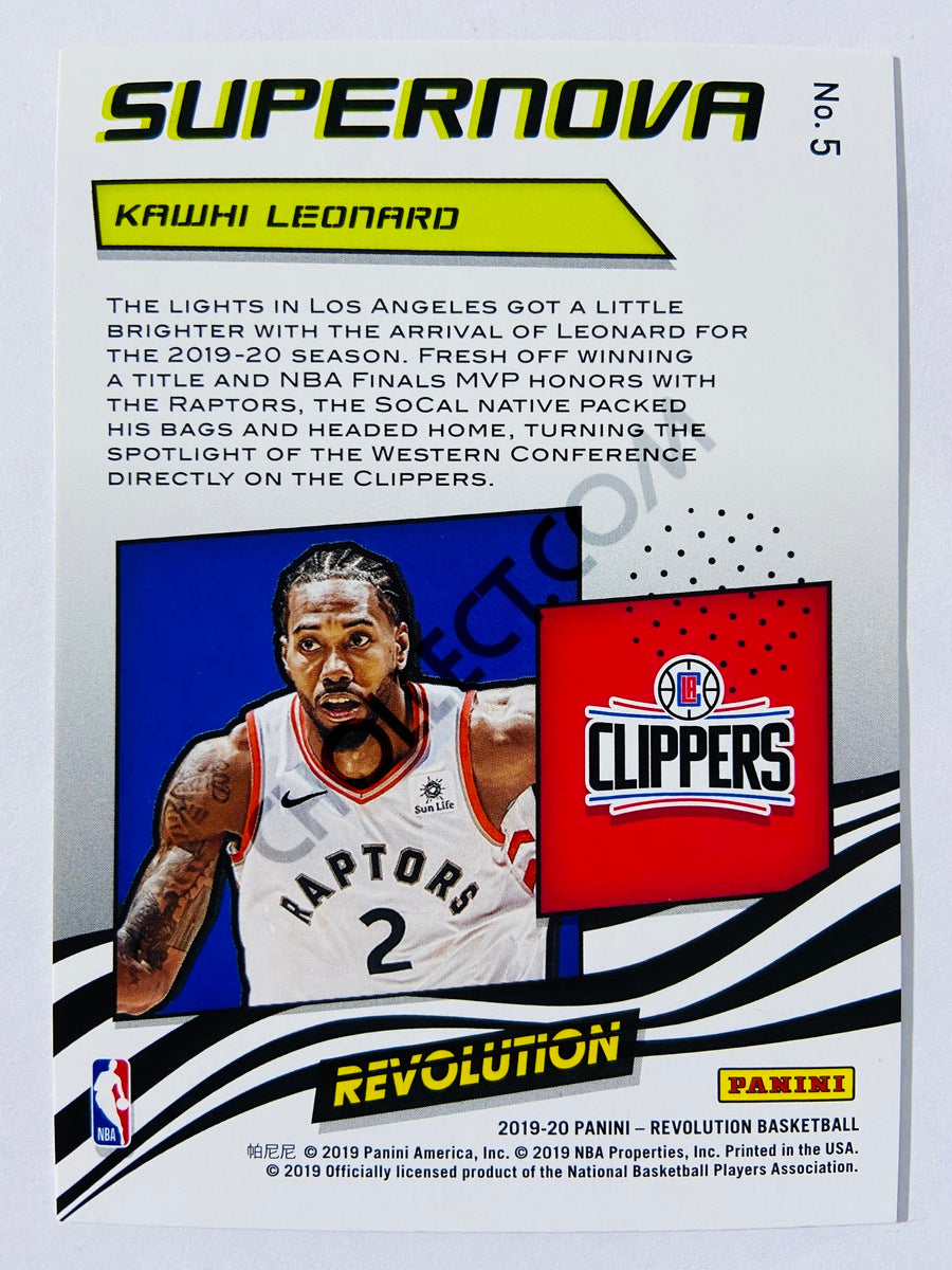 Kawhi Leonard - Los Angeles Clippers 2019-20 Panini Revolution Supernova #5