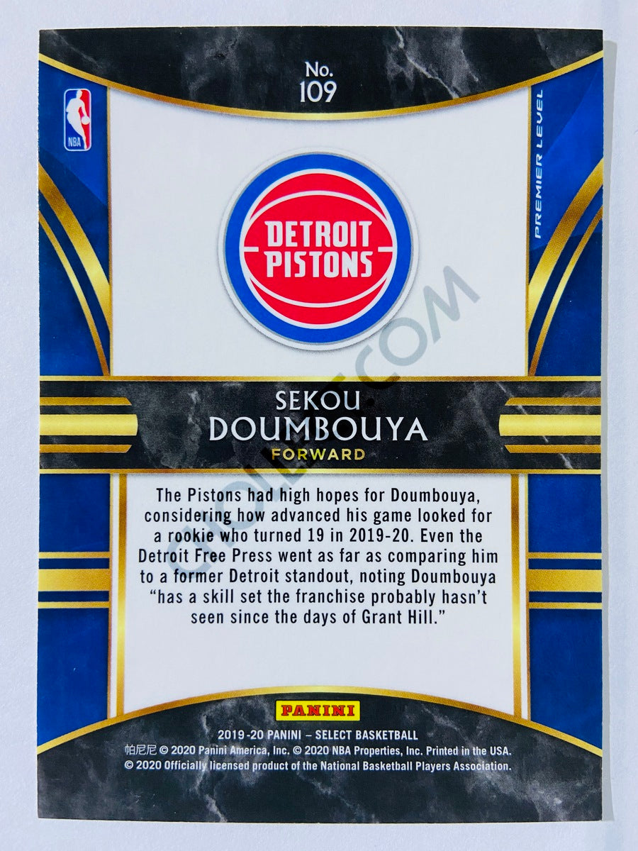 Sekou Doumbouya - Detroit Pistons 2019-20 Panini Select Premier Level RC Rookie #109