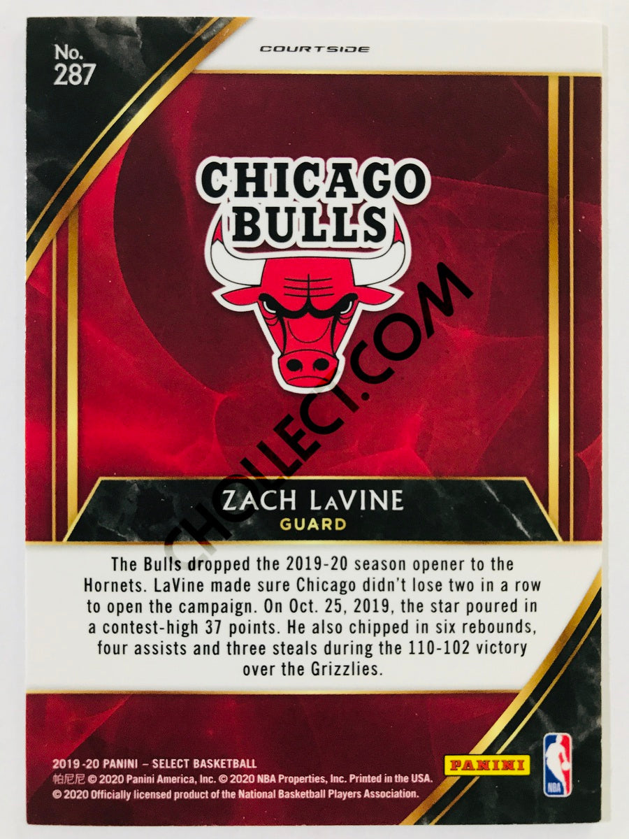 Zach Lavine - Chicago Bulls 2019-20 Panini Select Courtside #287