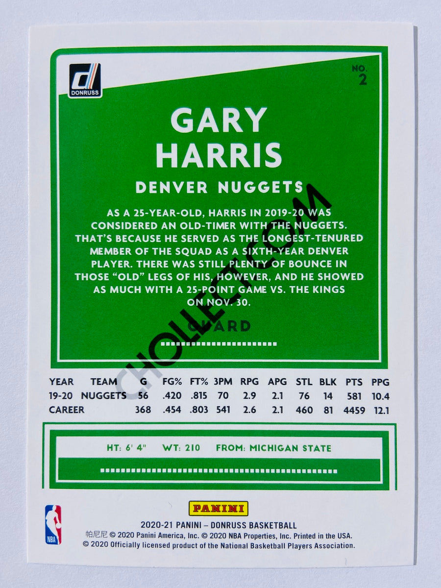 Gary Harris - Denver Nuggets 2020-21 Panini Donruss #2