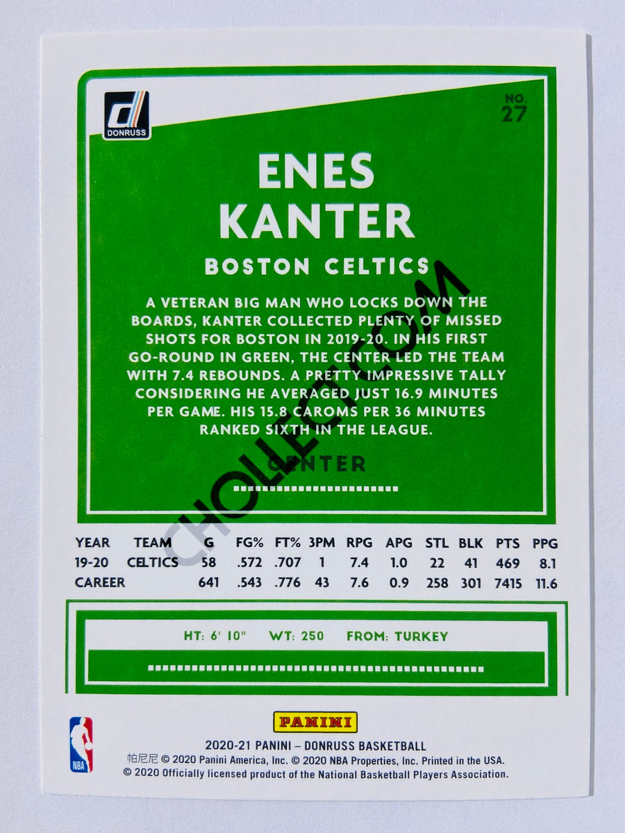 Enes Kanter - Boston Celtics 2020-21 Panini Donruss #27