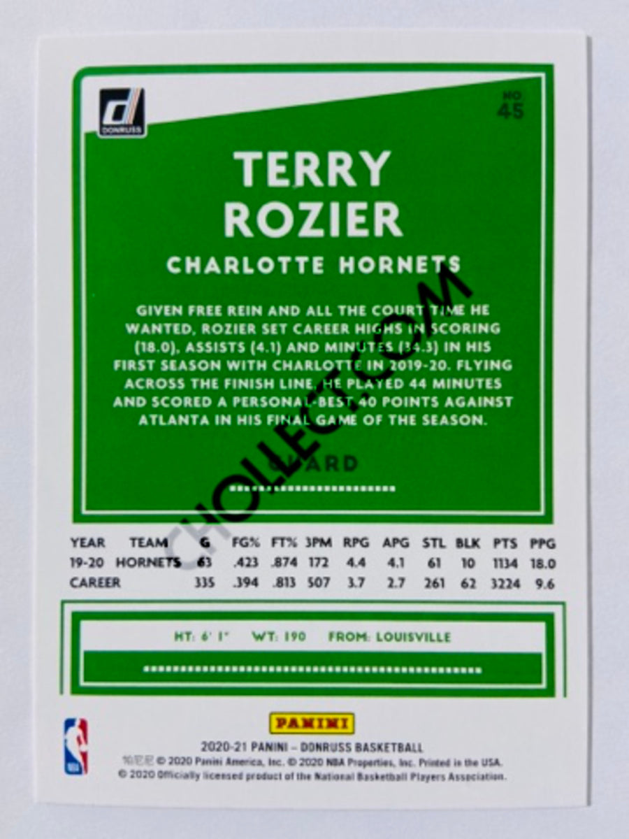 Terry Rozier - Charlotte Hornets 2020-21 Panini Donruss #45