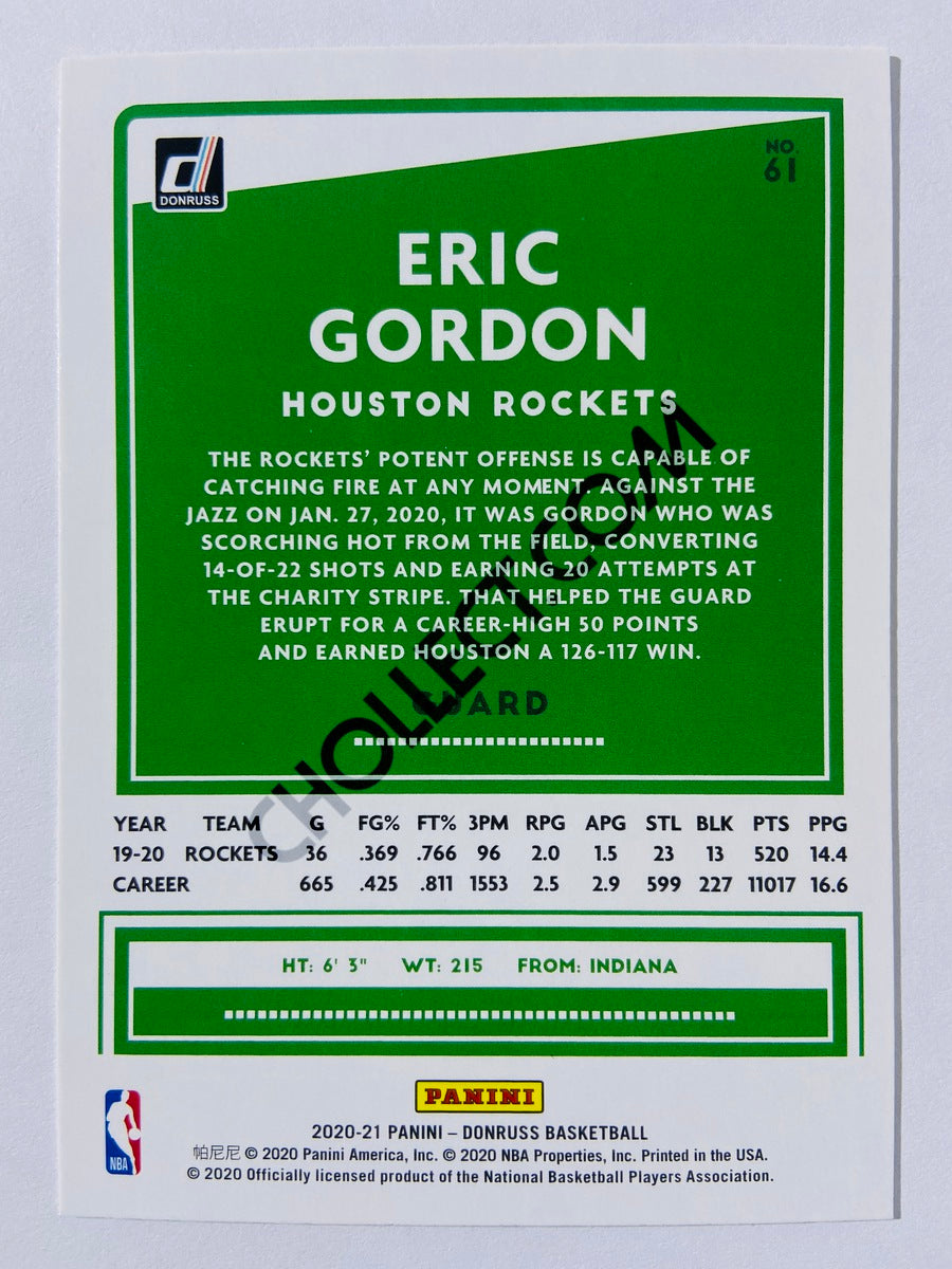 Eric Gordon - Houston Rockets 2020-21 Panini Donruss #61