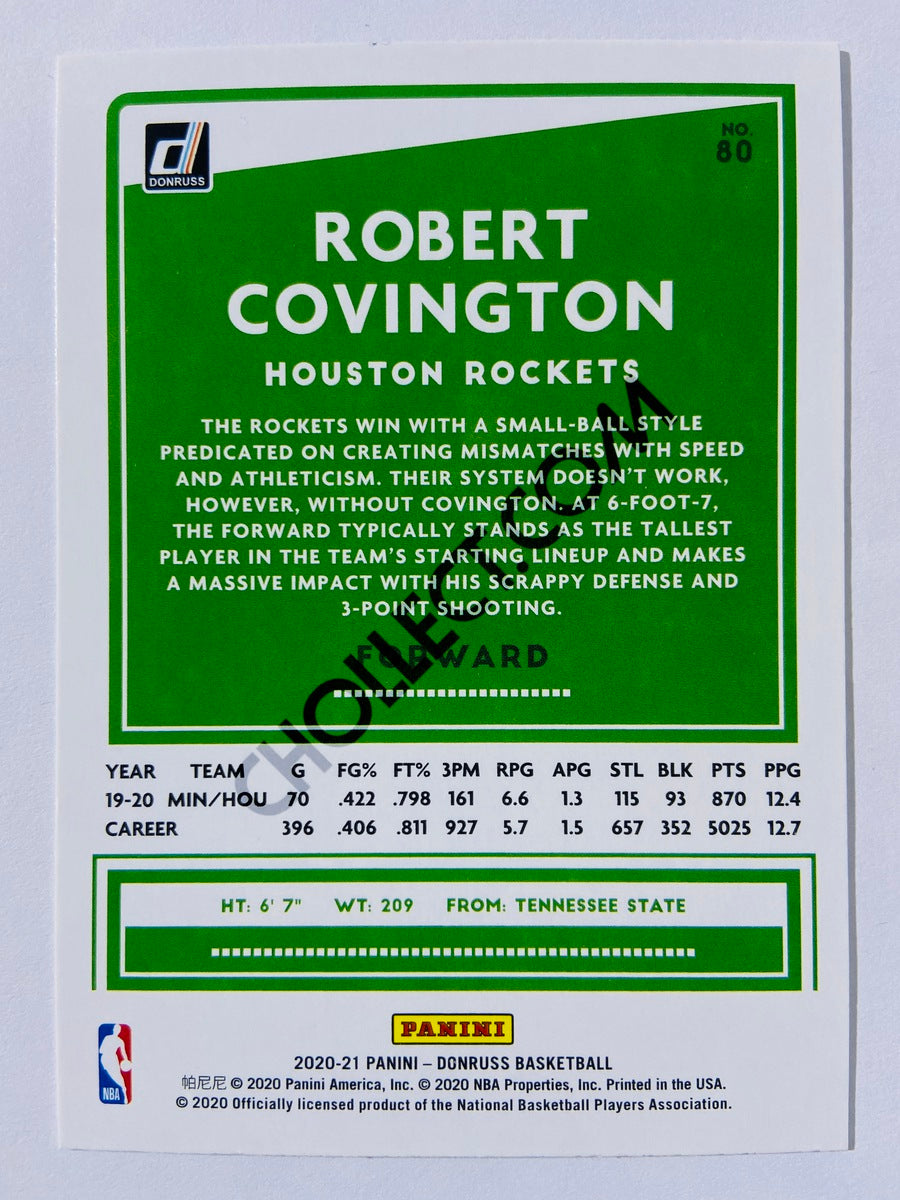 Robert Covington - Houston Rockets 2020-21 Panini Donruss #80
