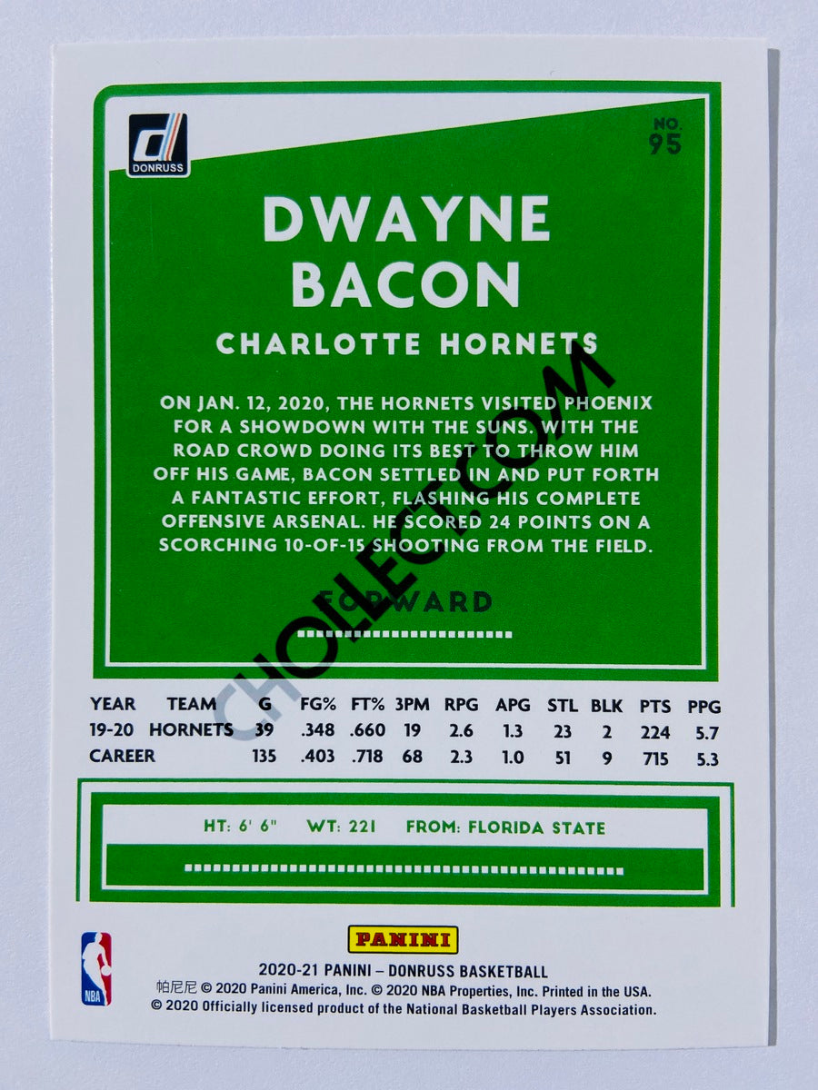 Dwayne Bacon - Charlotte Hornets 2020-21 Panini Donruss #95