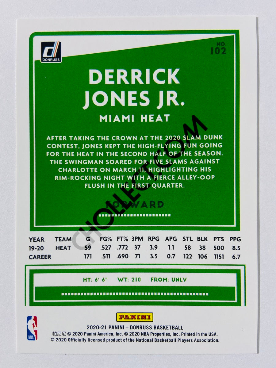 Derrick Jones Jr. - Miami Heat 2020-21 Panini Donruss #102