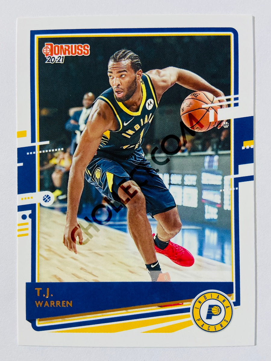 T.J. Warren - Indiana Pacers 2020-21 Panini Donruss #105