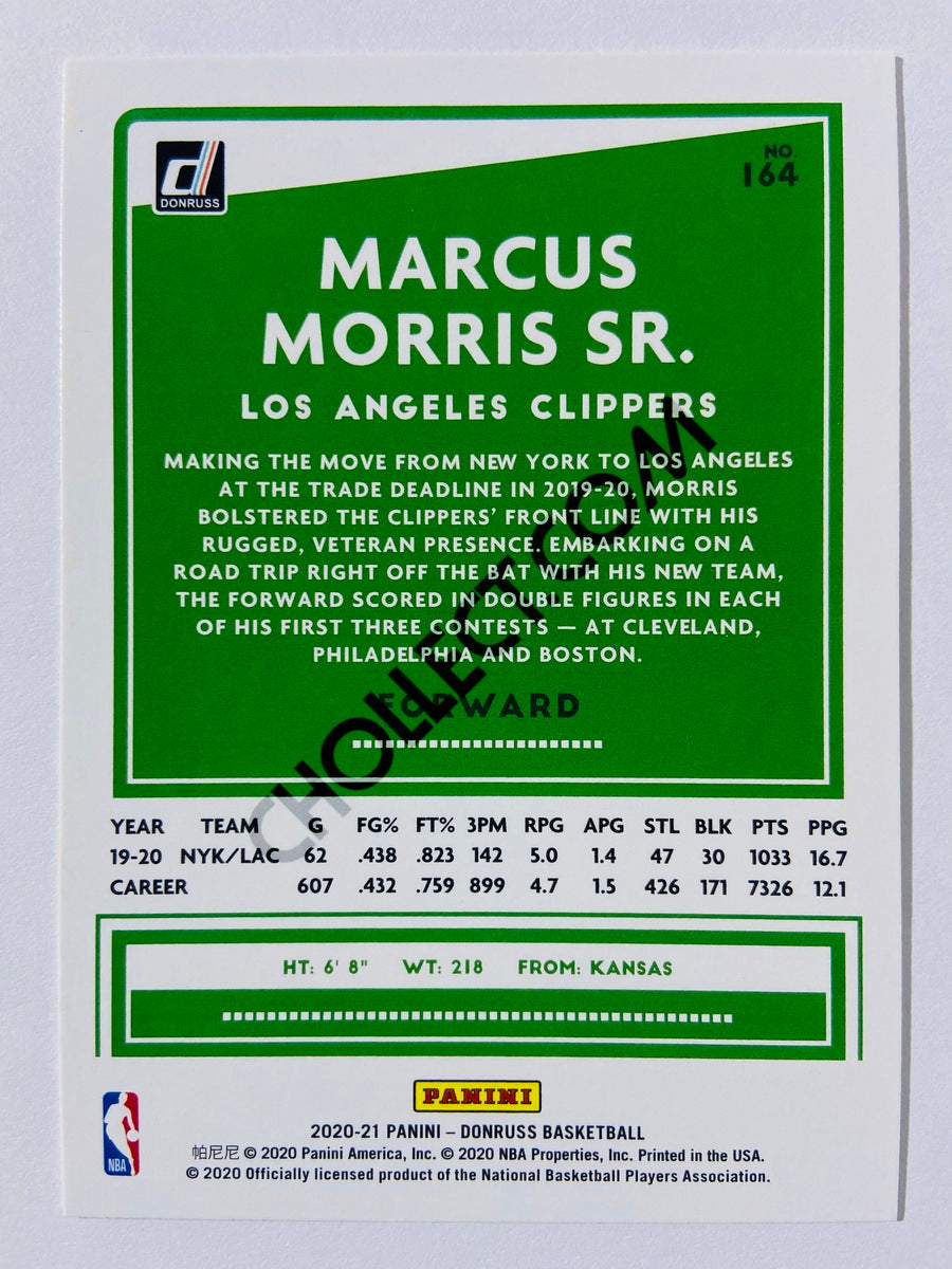 Marcus Morris Sr. - Los Angeles Clippers 2020-21 Panini Donruss #164