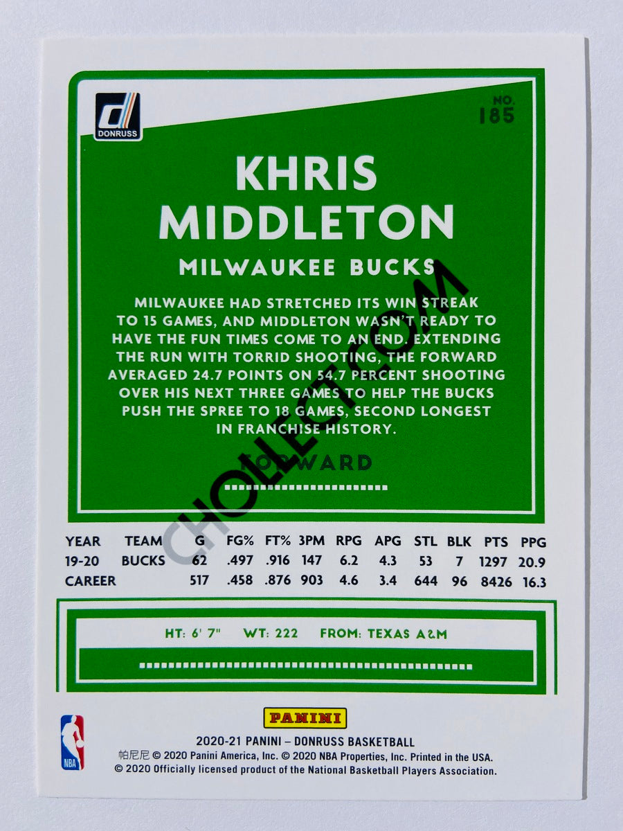 Khris Middleton - Milwaukee Bucks 2020-21 Panini Donruss #185